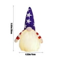thumbnail image 3 of Twfbrm 4th of July Decorations Memorial Day Patriotic Plush Gnomes for Home Fourth of July Dolls for Office, Indoor Red White Blue Gnome Figurines Decor for Independence Day, 3 of 7