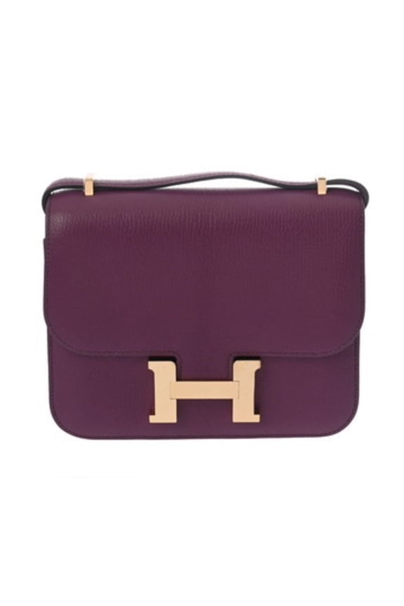 Pre-Owned HERMES Constance 3 Mini 18 Miroir Anemone B Stamp (circa 2023) Women's... (Good)