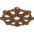 thumbnail image 3 of Ekena Millwork 20 7/8"OD x 3 5/8"ID x 1"P Angel Ceiling Medallion (Fits Canopies up to 4 3/8"), Hand-Painted Polished Copper, 3 of 7