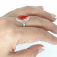 thumbnail image 4 of Natural Botswana Agate Ring 925 Sterling Silver Handmade Jewelry, 4 of 10