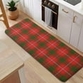 thumbnail image 5 of Red Green Checkerboard Checkered Pattern Kitchen Rug Mat,Kitchen Runner Rugs Non Skid Washable,Decorative Kitchen Floor Mats for Kitchen,Sink,Laundry,17"x47.2", 5 of 7