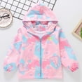thumbnail image 2 of Gyexs Boys Girls Rain Jacket Cute Heart Print Lightweight Waterproof Hooded Lined Raincoat Windbreakers (Red, 4-5 Years), 2 of 7
