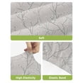 thumbnail image 4 of Grey Branches Bar Stool Covers Set of 6, Vintage Art Farmhouse Stretch Washable Bar Chair Covers with Backs, Removable Pub Counter Height Chair Cover for Kitchen Dining Room Cafe, 4 of 7
