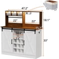 thumbnail image 2 of Pakasept Extra Storage Sideboard with Color LED Lights, MDF, 2 of 8