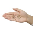thumbnail image 3 of Disney Minnie Mouse Heart Earrings, Gold-Tone Outline with Crystal Pavé, 3 of 5