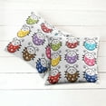 thumbnail image 6 of Ambesonne Cartoon Throw Pillow Cover 2 Pack, Smiling Ladybugs Set, 20", Multicolor, 6 of 7