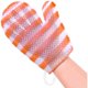 thumbnail image 1 of wonima11 Honeycomb Exfoliating Glove [Yellow 1Pack] TPU Honeycomb Bath Mitt,Rapid Foaming Quick Drying Unisex Face and Body Scrubs, 1 of 1
