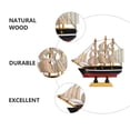 thumbnail image 4 of Tineasur Sailboat Figurine Ornament Nautical Decor Multi 1Set Home Decor Item, 4 of 7