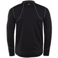 thumbnail image 2 of Terramar Men's Thermolator 2.0 Crew Shirt, Black, Small, 2 of 2