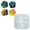 Clear, variant on AOOOWER Rainbow Effect Epoxy Resin Coaster Mold Silicone Mould for Crafting Drink Mats