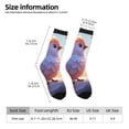 thumbnail image 2 of Cauagu Heart Sky Bird Couple Print Crew Socks for Women and Men,Adult Athletic Running Socks 1-Pair Sports Socks Work Gear Socks with Moisture Wicking, 2 of 6