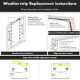 thumbnail image 2 of Koudecy Weather Stripping Door Seal, 40 ft Door Weatherproofing Strip with Kerf Design, V-Shaped Foam Soundproofing Strip for Exterior Windows and Doors, Suitable for Large Gaps, Easy to Install, 2 of 7