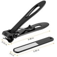 Xelparuc Nail Clippers For Thick Nails Wide Jaw Opening Oversized