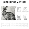 thumbnail image 5 of Chilfamy Vintage Farmhouse Animal Pillow Covers Retro Farmer's Market Truck Bunny Rabbit Feed Seed Premium Poultry Farm Home Décor Throw Pillow Case Cushion Cover for Sofa 20x20in, 5 of 5