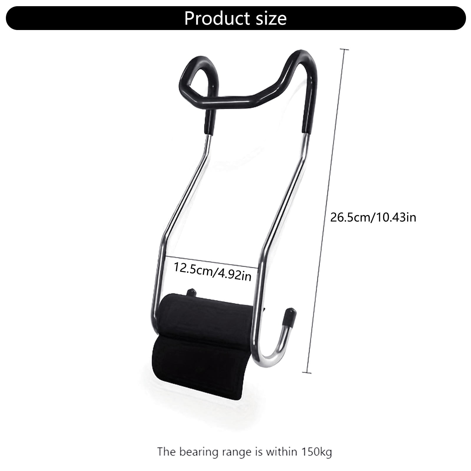 RUISINERY 1Pair Dumbbell Spotter Hook Hangers Portable Heavy Power Dumbbells Rack Attachments Dumbbell Hook Barbell Attachments