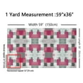 thumbnail image 3 of Feelyou Modern Abstract Adult Fabric by the Yard 2 Yards, Grey Pink Home Decor Fabric by the Yard, Chic Square Geometric Sewing Fabric, Breathable Home Decor, 3 of 6