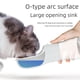thumbnail image 3 of Vaso de agua para exteriores para mascotas, vaso portátil para acompañar, vaso para alimentación de alimentos, bebedero para perros, gatos, viajes, vaso de agua de doble uso, 3 of 5