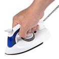 thumbnail image 5 of Plancha de vapor eléctrica, plancha de vapor portátil y plegable, minimáquina para planchar ropa con control de temperatura y suela antiadherente, plancha de calentamiento rápido, ideal para el hogar, 5 of 5