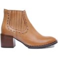 thumbnail image 2 of JUSTINREESS Hero Women's Studded Leather Chelsea Cowboy Boot In Tan Size 9, 2 of 6