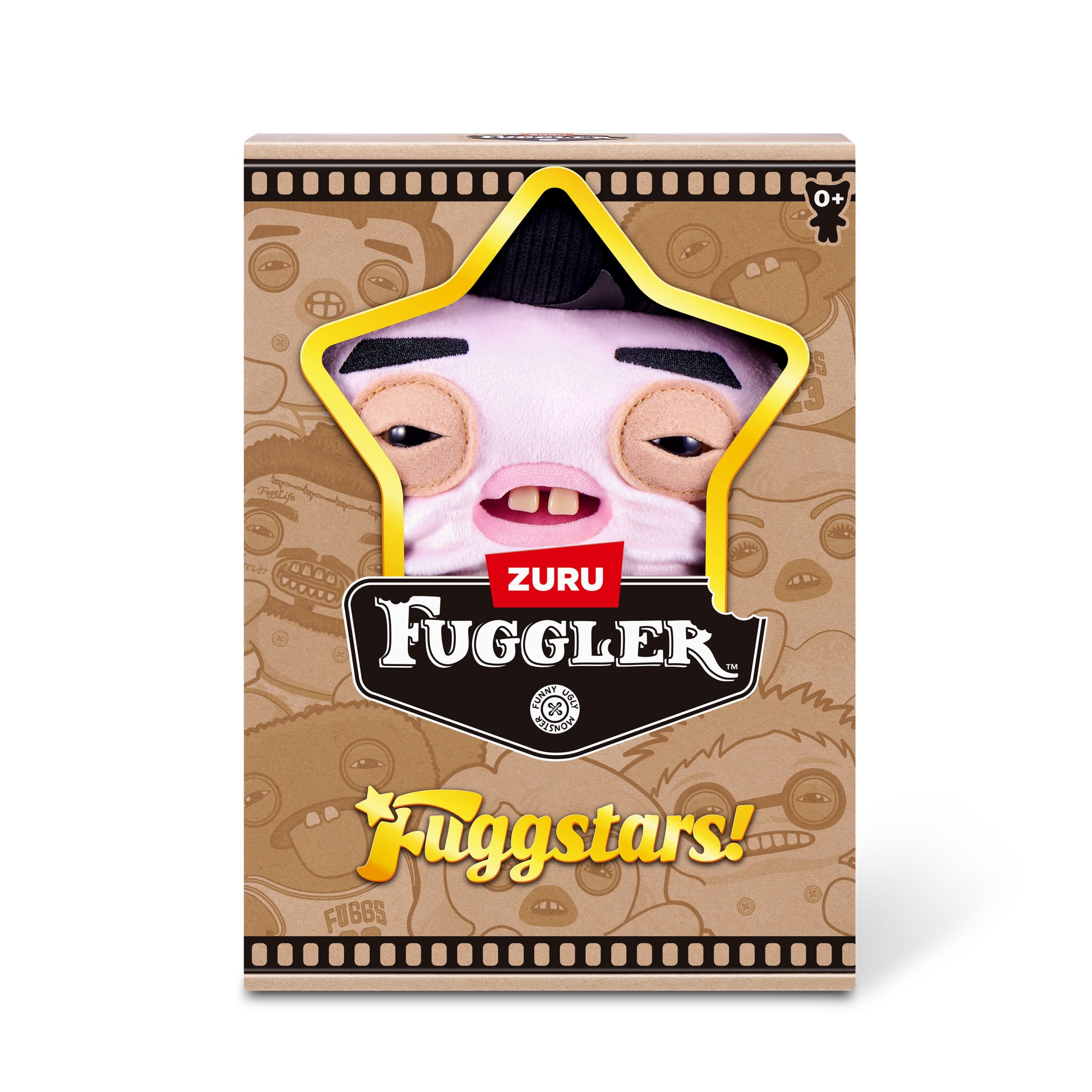 Fuggler Fugg Stars 9 inch (Greazee), Funny Ugly Monster Stuffed Animal Toy by ZURU