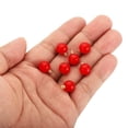 thumbnail image 4 of Unique Bargains Pendentifs Perles Fausses 10mm, Lot de 150 Perles Rondes Imitation Perles, Rouge Doré, 4 of 6