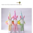 thumbnail image 3 of Decoración de Pascua Muñeco sin rostro de Pascua Enano de peluche de Pascua Decoración de fiesta familiar Juguete para niños Gr, 3 of 5