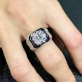 thumbnail image 5 of QQTDFG Men Women Gorgeous 925 Silver Plated Rings Cubic Zirconia Wedding Party Jewelry-Silver-10, 5 of 5