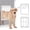 White, variant on Ownpets Dog Screen Door, Inside Door Flap Lockable Pet Screen Door Magnetic Closure Sturdy Doggie Door 11x13 Inch White