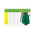 thumbnail image 3 of Women's Elegant Dressy Shorts Pleated Wide Leg High Waisted Shorts, 3 of 3