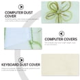 thumbnail image 3 of Minkissy 7Pcs Lace Computer Cover Green Simple and Generous Design for Office Environment Back to School, 3 of 3