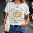 thumbnail image 4 of November Birthday Gift November Limited Edition Unisex Jersey Crewneck Tshirt, 4 of 6