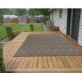 thumbnail image 3 of Ottomanson Jardin Collection Jute Backing Diamond Trellis Design Indoor/Outdoor Rug, 3 of 6