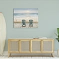 thumbnail image 3 of Stupell Industries Chairs with Beach Sunrise Landscape Painting Gallery Wrapped Canvas Art Print Wall Art, 48 x 36, 3 of 8