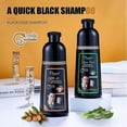 thumbnail image 5 of 26-27 Fast Hair Dye Black Shampoo Hair Color Dye Shampoo for Cover Gray White Hair, 5 of 5