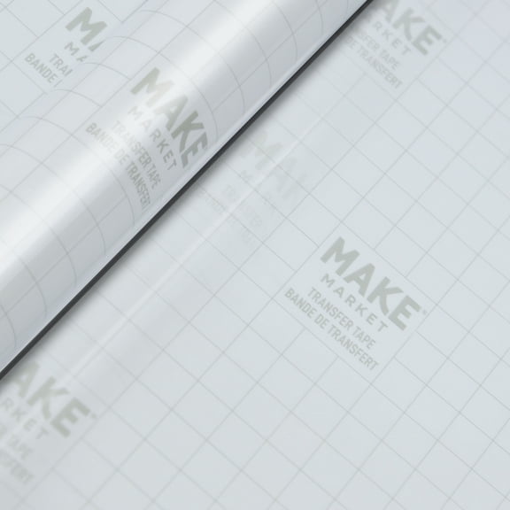 Standard Grip Transfer Tape by Make Market – 12" x 48" Rolls with Grid Lines for Easy Vinyl Alignment - Clean Transfer with No Residue - Compatible with Most Adhesive Vinyl - 9 Pack