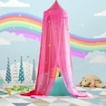 thumbnail image 4 of UDIYO Dome Bed Canopy with Glow-in-the-dark Polyester Stars, Princess Bed Canopy Curtain for Boys and Girls BedRoom Decor, 4 of 5