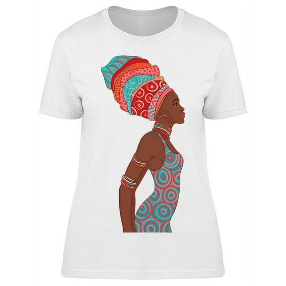 Black Woman Strong Gorgeous T-Shirt Women -Image by Shutterstock, Female Large
