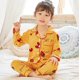 thumbnail image 1 of Conjuntos de pijamas de algodón para niños y niñas, ropa de dormir con dibujos animados, Tops de manga larga, pantalones, 2021, 1 of 2