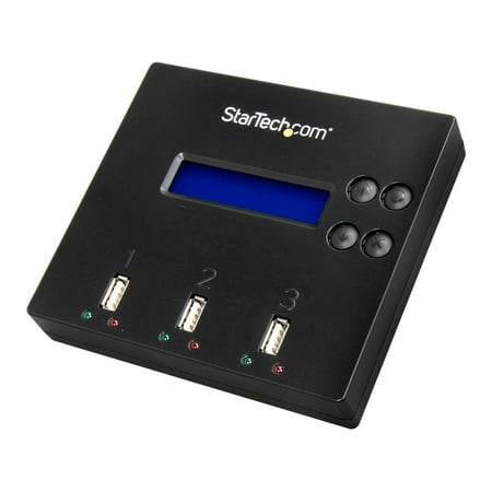 StarTech.com 1:2 Standalone USB Duplicator & Eraser - Flash Drives - TAA Compliant - USB 2.0 Memory Stick Duplicator Eraser