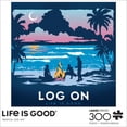 thumbnail image 1 of Buffalo Games - Life is Good - Tropical Log On - 300 Piece Jigsaw Puzzle, 1 of 5