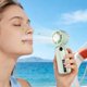 thumbnail image 4 of Handheld Small Fan Portable Foldable Portable USB Mini Coolings Fan Silent High Wind Power Ice Pack Handheld, 4 of 6