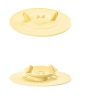 Ceramic Mug Lid, Glass Cup Lid, Universal Fit for Teacups and Mugs, High Temperature Resistant, Leak-Proof, Stylish Cup Covers for Home and Office