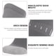thumbnail image 4 of 4 pares de calcetines deportivos de tobillo para mujeres y hombres, parte inferior de toalla de corte bajo, calcetines antideslizantes para correr, calcetines gruesos con absorción de impactos, c, 4 of 10