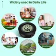 thumbnail image 4 of (3 PCS）Mini Digital LCD Thermometer Hygrometer -50~70℃ 10%~99% RH Portable for Office Kitchen Humidors Incubators Reptiles, 4 of 4