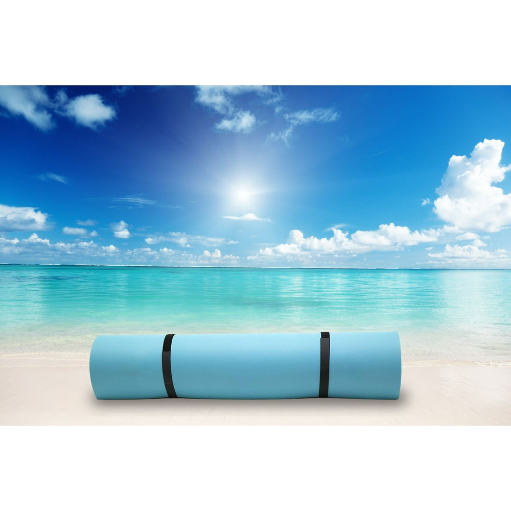 Layer Floating Oasis Blue Water Pad 9 x 6 Water Sports Mat Float Island 