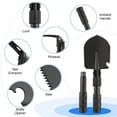 thumbnail image 2 of Folding Shovel Heavy Duty Alloy Steel Camping Shovel Entrenching Tool for Outdoor Survival Adventure Rock Climbing Hiking, 2 of 8