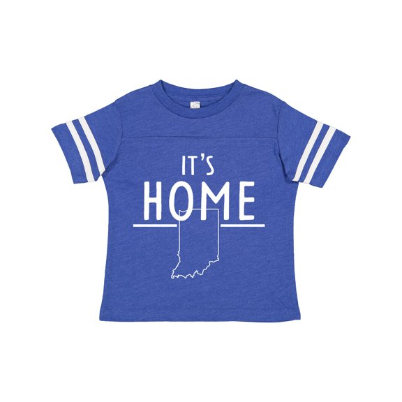 Inktastic It's Home- State of Indiana Outline Boys or Girls Toddler T-Shirt
