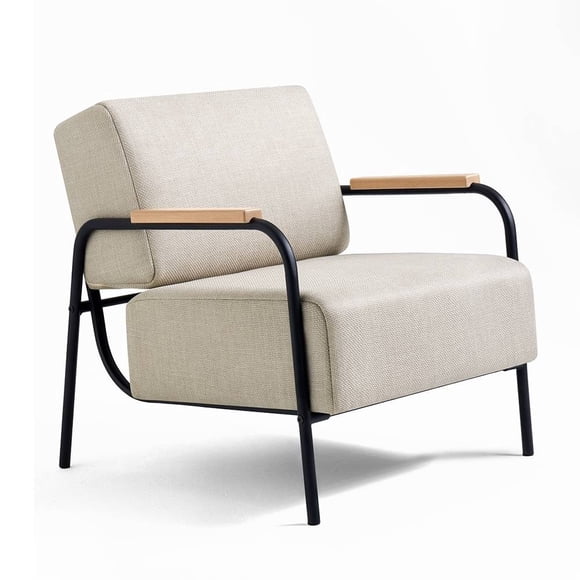 Sillón HomeTrends de Resortes Beige