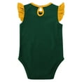 thumbnail image 5 of Girls Newborn & Infant Green/Gold Green Bay Packers Spread the Love 2-Pack Bodysuit Set, 5 of 5