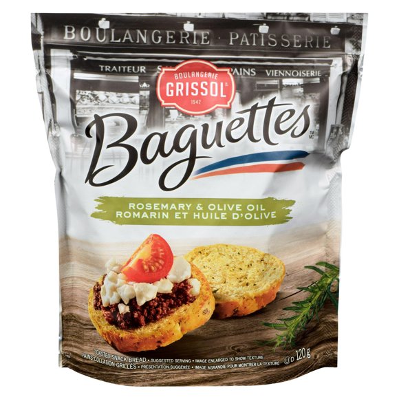 Boulangerie Grissol Baguettes Rosemary & Olive Oil, Dare